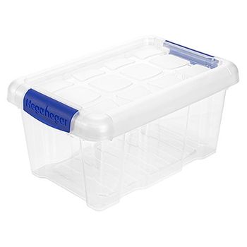Caja De Almacenamiento Multiuso Plástico Con Tapa Nº10 5l Transparente 29.4x20x14.5cm
