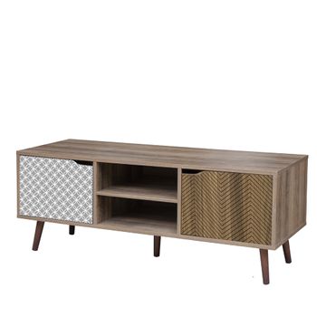 Mueble Tv Kerkio Con Puertas 120 X 39 X 45 Cm