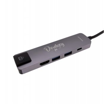 Adaptador Usb Tipo C 5 En 1, Multipuerto Donkey Pc Donkcn05