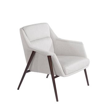 Sillón Tapizado Tela Blanca 5010 Angel Cerdá 78 X 76 X 77 Cm.