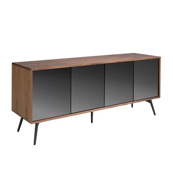 Mueble Tv Suspendido Toivakka Aglomerado 135 X 31 X 25 Cm - Roble /  Antracita [en.casa] con Ofertas en Carrefour