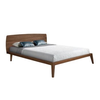 Cama Madera Nogal 7015 Angel Cerdá 171 X 210 X 84 Cm.