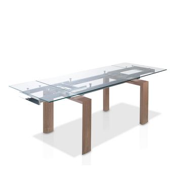 Mesa Comedor Extensible Cristal Angel Cerda 160x90x75