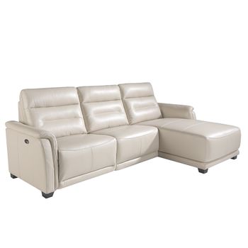 Sofá Chaiselongue (r) Relax En Piel 6156 Angel Cerdá 266 X 164 X 97 Cm.