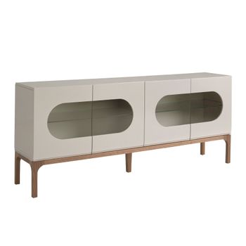 Mueble Tv Suspendido Laitila Aglomerado 180x32x30 Cm - Roble Oscuro Y  Efecto Hormigón [en.casa] con Ofertas en Carrefour