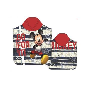 Poncho Disney Mickey Go For It 050x100 Cm.