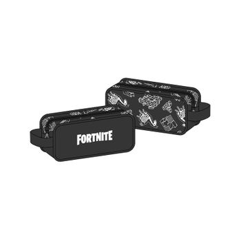 Portatodo Fortnite Dark Black  Gamer Case. Reflectante 10 X 24 X 11 Cm (toybags - T102-920)