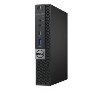 Dell Optiplex 7050 Mini Pc - Ordenador De Sobremesa (intel Core I5 7400t 2.4 Ghz, 8gb De Ram, Disco Ssd 256 Gb, Sin Lector, Windows 10 Pro)-(reacondicionado)-(2 Años De Garantía)