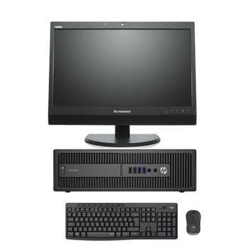 Hp Elitedesk 800 G2  - Sff - Ordenador De Sobremesa + Monitor 23" (intel Core I5-6400, 2.7 Ghz, 8 Gb De Ram, Disco Hdd De 2tb, Lector, Teclado Y Raton, Windows 10 Pro)-(reacondicionado)-(2 Años De Garantía)