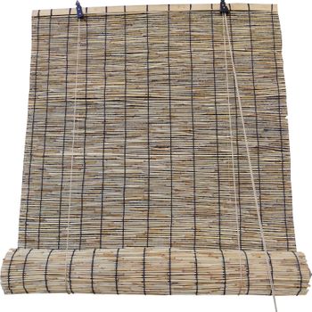 Estores De Bambú Persiana Para Ventanas Reforzado Beige 150 X 200 Cm