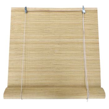 Estores De Mimbre Persiana Para Ventanas Reforzado Beige 90 X 200 Cm