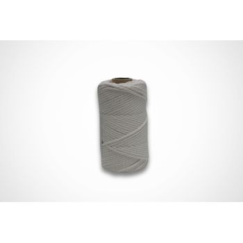 Bobina De Macramé Premium, Grosor 4mm - 400g, Color Blanco, Hilo De Algodón 100% Natural, Ideal Para Tejido Y Artesanía