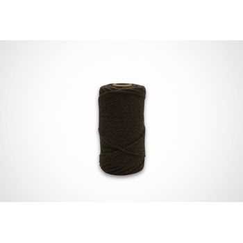 Bobina De Macramé Premium, Grosor 4mm - 400g, Color Marron, Hilo De Algodón 100% Natural, Ideal Para Tejido Y Artesanía