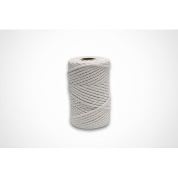 Bobina De Macramé De Alta Calidad, Grosor 5.5mm - 500g, Color Blanco, Hilo De Algodón Natural, Perfecto Para Proyectos Creativos