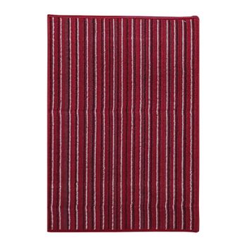 Alfombra Cocina Lavable Antideslizante Base Tpr Color Rojo 57x190cm