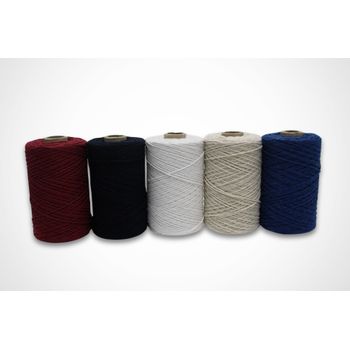 Bobina De Barbante Premium 2.2mm - 400g, Pack 15 Colores, Cordón De Algodón Resistente Para Tejido Y Manualidades