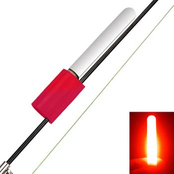 Pack 5 Luminosos De Pesca Rojo Led  De Más De 1 Solo Uso Eléctrico Fluorescente Pila Incluida