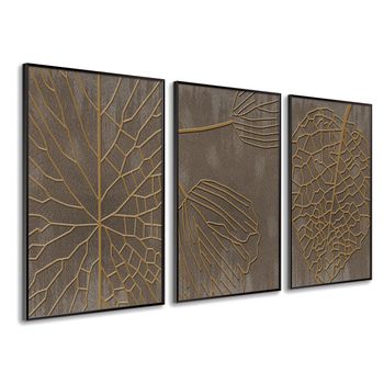 Cuadros Decoracion Modernos Playa Minimalista 50x70 Cm X3 Piezas - Cuadros  Con Marco Incluido - Dekoarte con Ofertas en Carrefour