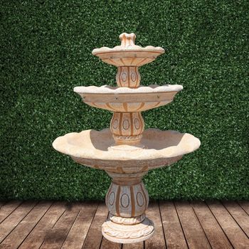 Peaktop Fuente De Agua Grande Exterior De Cascada Para Jardín O Patio  Rj-19048-e con Ofertas en Carrefour