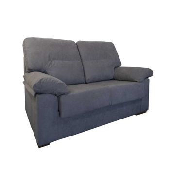 Sofa 2 Plazas Relax Montecarlo Reclinable Manual 103 X 169 X 91 Cm Gris  Oscuro con Ofertas en Carrefour