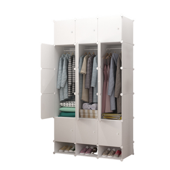 Armario Multiusos En Acabado Blanco 2 Puertas 3 Estantes 61 Cm(ancho) 190  Cm(altura) 35 Cm(fondo) con Ofertas en Carrefour