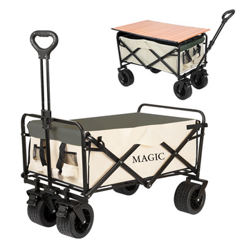 Carro De Playa Plegable Aktive 2 En 1 Convertible En Mesa 50 5x45