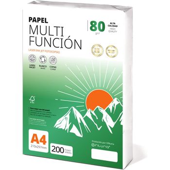 Folios A4 80gr 200 Hojas, Papel Multiusos Para Impresora, Folios Para Impresoras Láser Y De Inyección, Fotocopiadora, Para Uso Oficina, Material Escolar, Paquete De Folios - Ofituria