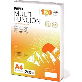 Folios A4 120gr 200 Hojas, Papel Multiusos Para Impresora, Folios Para Impresoras Láser Y De Inyección, Fotocopiadora, Para Uso Oficina, Material Escolar, Paquete De Folios - Ofituria