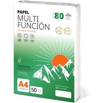 Folios A4 80gr 50 Hojas, Papel Multiusos Para Impresora, Folios Para Impresoras Láser Y De Inyección, Fotocopiadora, Para Uso Oficina, Material Escolar, Paquete De Folios - Ofituria