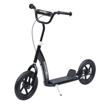 Homcom - Patinete 3 ruedas plegable azul, Scooters En Linea