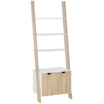 Estantería De Escalera Sejlflod Con 4 Cestas Pino / Metal 145 X 81 X 4 Cm  Natural / Negro [en.casa] con Ofertas en Carrefour