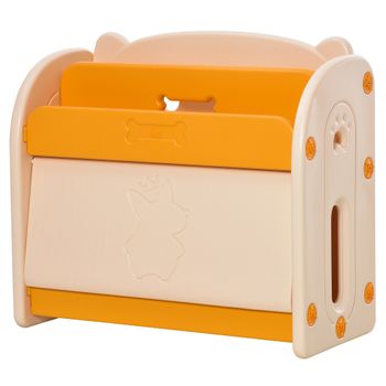 Estantería infantil madera con cajón móvil HOMCOM 60x29,9x90 cm