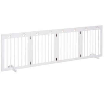 Barrera Seguridad Perros De Acero Plástico 74-105x76,2cm-pawhut.negro con  Ofertas en Carrefour