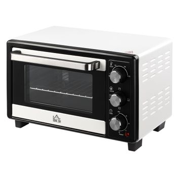 Horno Sobremesa Eléctrico 16l 1400w Con 3 Modos De Calor Homcom