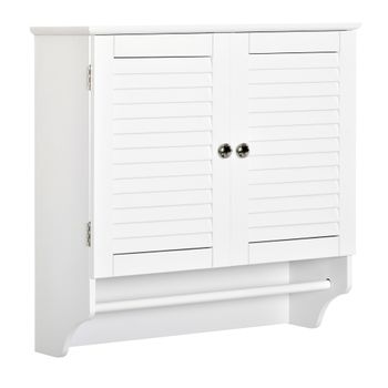 Armario De Baño Con Espejo De Pared Con 2 Puertas 58x56x13cm con Ofertas en  Carrefour