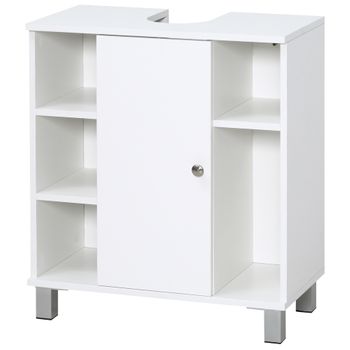 Mueble Debajo Del Lavabo De Madera Abs Kleankin 57x33x60 Cm-blanco con  Ofertas en Carrefour