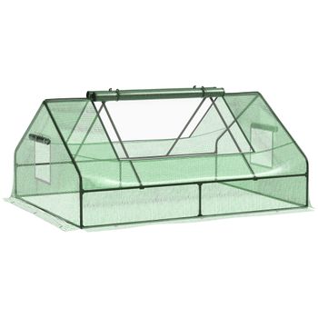 Invernadero Terraza De Abeto Pc 90x48x49,5 Cm-outsunny. Transparente con  Ofertas en Carrefour