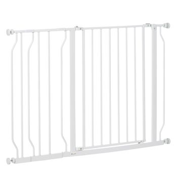 Barrera Seguridad Perrros De Madera Acero 183x36x69 Cm-pawhut.natural con  Ofertas en Carrefour