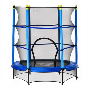 Camas elásticas 430 cm,trampolín para niños,hasta 100kg,Azul,Venus