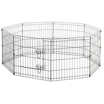 Parque Para Perros - 125 X 85 X 70 Cm - Jaula Para Mascotas - 4 Vallas -  Con 2 Pestillos - Cerca - Corral - Paneles - Color Plata [pro.tec]® con  Ofertas en Carrefour