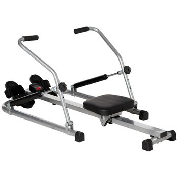 Máquina de remo, Plegable, Volante de inercia 6 kg, 8 niveles de  resistencia, Máx. 120 kg, Negro, RowFit