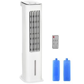 Climatizador Evaporativo 75w Oscilante Con Control Remoto Homcom