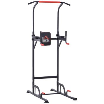 SPORTNOW Máquina de Multiestación Ajustable Multiestación de Musculación  con Placas de Peso de 45 kg Carga