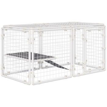 Outsunny Trampa para Animales Vivos Plegable 81x26x34,5 cm Jaula