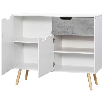 Mueble Archivador De Oficina De Melamina Homcom 100x35x65 Cm-blanco con  Ofertas en Carrefour