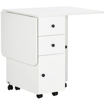 Mesa Swing Plegable Cocina Comedor Color Blanco Estilo Moderno