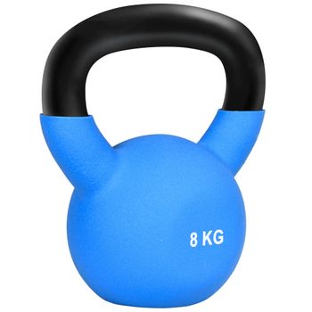 186953 Pesas Rusas Kettlebell Fitness 6kg En Pvc Con Arena Y Mango  Anti-roces con Ofertas en Carrefour