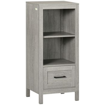 Yaheetech Mueble Auxiliar 30x30x89cm Columna con 2 Cajones Armario