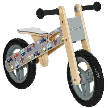 Bicicleta Sin Pedales Para Niños De 3-6 Años Blanco Aiyaplay