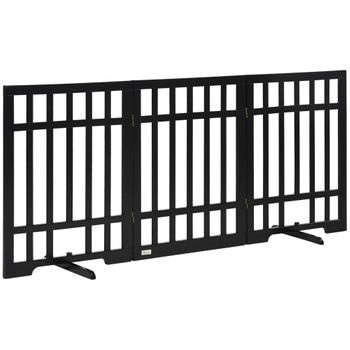 Barrera de seguridad para perros extensible PawHut 75-103x2x74cm